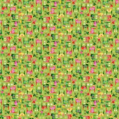 Christmas Brights: Rudolph Green 023/G | Makower UK | Quilting Cotton