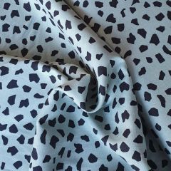 Linen Viscose Super Terrazzo: Green | Dressmaking Fabric