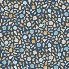 High Tide Beachcomber Dark Blue 079B8 | Makower UK | Quilting Fabric