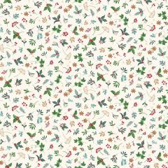 Good Tidings: Sprig Cream 105Q | Makower UK | Quilting Cotton