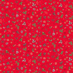 Good Tidings: Sprig Red 105R | Makower UK | Quilting Cotton