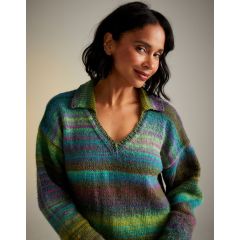 10718: Midnight Garden Sweater | Sirdar Jewelspun Aran