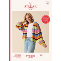 10870: Vibe Crop Cardigan | Sirdar Stories Chunky