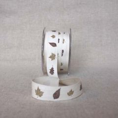 Leaf Print Ribbon