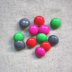 Domed Circle Shank Button: 18mm
