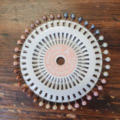 Pearlised Head Pins: 38mm | Haberdashery