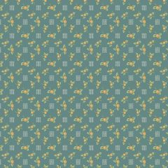 Rambling Rose Fruity Teal Apricot 1198TO | Andover | Quilting Fabric
