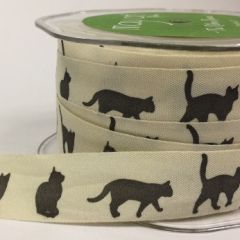 Cat Silhouette Ribbon