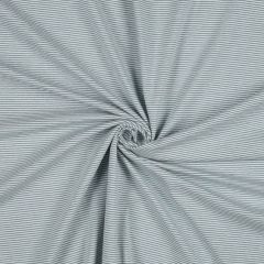 Cotton Jersey Yarn Dyed Fine Stripes: Soft Blue | Dressmaking Fabric