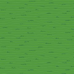 Scrawl Longhand Clover 1216G | Andover | Quilting Fabric