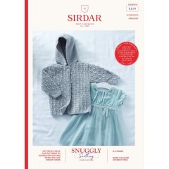 5314: Baby Crochet Hooded Cardigan