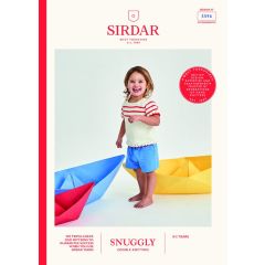 5596: Horizon Raglan Top | Sirdar Snuggly DK