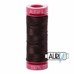 Aurifil 12wt: 1130: Very Dark Bark