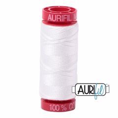 Aurifil 12wt: 2021: Natural White