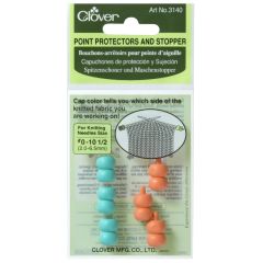 Clover Point Protectors and Stopper | Knitting Haberdashery