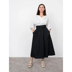 Elastic Waist Maxi Skirt | The Assembly Line | Sewing Pattern
