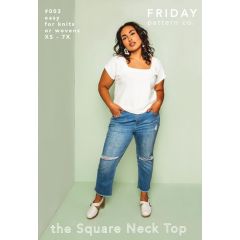 Square Neck Top | Friday Pattern Company | Sewing Pattern
