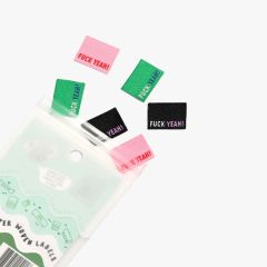Fuck Yeah! | 6 Sew-in Woven Labels | Kylie and the Machine