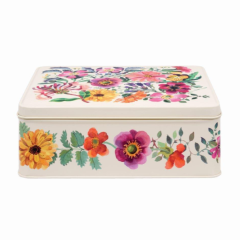 Emma Bridgewater Garden Flowers Tin: Large Deep Rectangular
