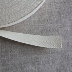 Natural Cotton Herringbone Tape: 25mm