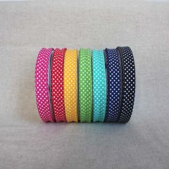Bias Binding: Polka Dot: 18mm