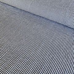 Checked Seersucker: Dark Blue