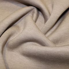 Cotton Rich Sweatshirting: Beige