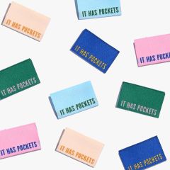 It Has Pockets | 6 Sew-in Woven Labels | Kylie and the Machine