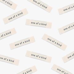 One Of A Kind | 6 Sew-in Woven Labels | Kylie and the Machine