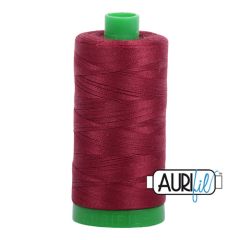 Aurifil 40wt: 2460: Dark Carmine Red