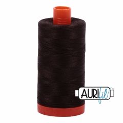 Aurifil 50wt: 1130: Very Dark Bark