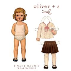 Two Plus Two Blouse and Pleated Skirt 4-8yrs: Digital