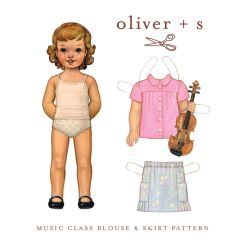 Music Class Blouse and Dress 6m-4yrs: Digital