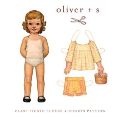 Class Picnic Blouse and Shorts 5-12yrs: Digital