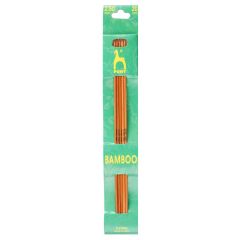 Knitting Needles/ Pins: Double-Ended: Bamboo: Set of Five: 20cm