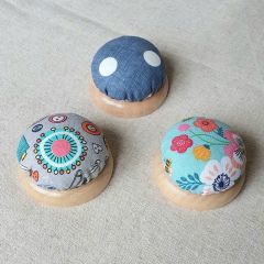 Pin Cushion with Wooden Base | Haberdashery | Sewing