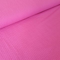 Cotton Seersucker Stripe: Fuchsia | Dressmaking Fabric