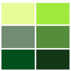 Spectrum Solids Fat Quarter Bundle: Earth Green | Quilting Cotton