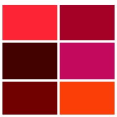 Spectrum Solids Fat Quarter Bundle: Mars Reds | Quilting Cotton