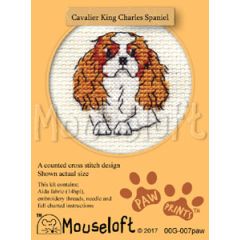 Cavalier King Charles Spaniel Paw Print