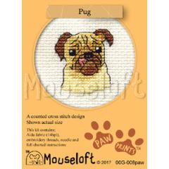Pug Paw Print
