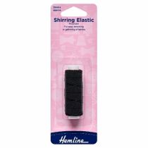 Shirring Elastic: Black