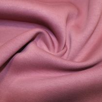 Cotton Rich Sweatshirting: Rose