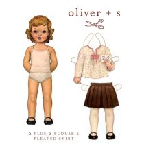 Two Plus Two Blouse and Pleated Skirt 4-8yrs: Digital