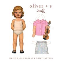 Music Class Blouse and Dress 5-12yrs: Digital