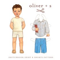 Sketchbook Shirt and Shorts 6m-4yrs: Digital