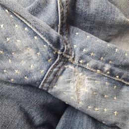 Mended Jeans