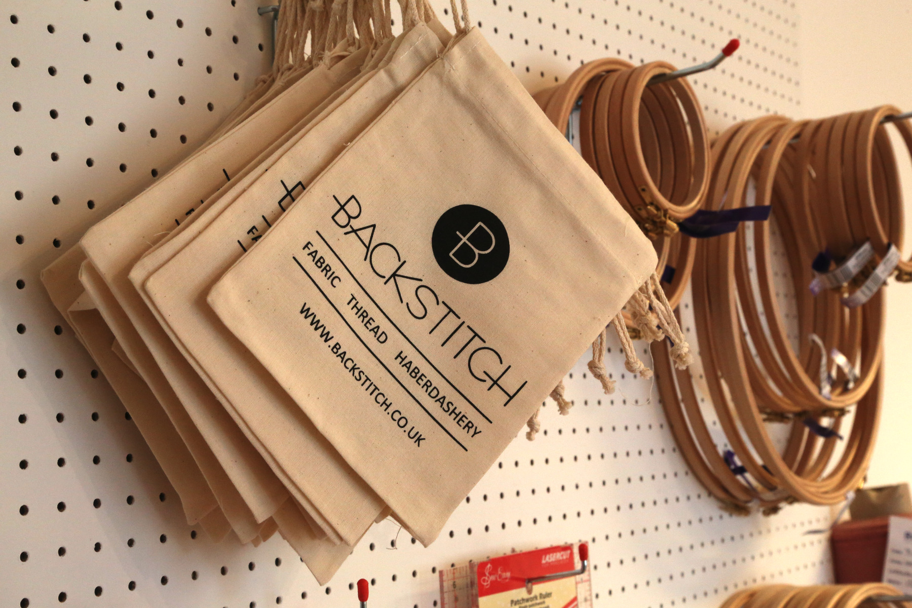 Backstitch Drawstring